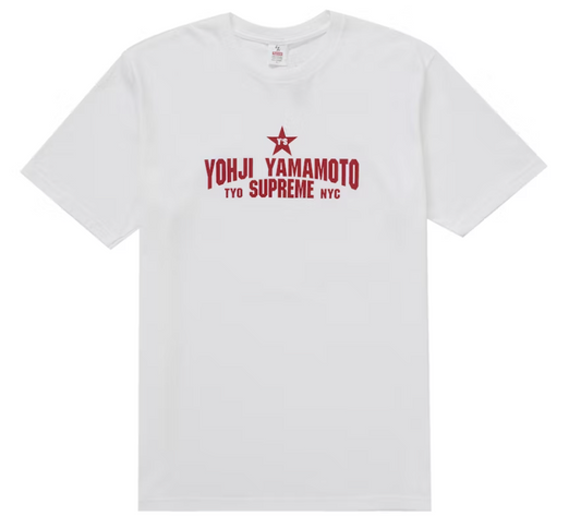 Supreme Y's by Yohji Yamamoto Star Tee White