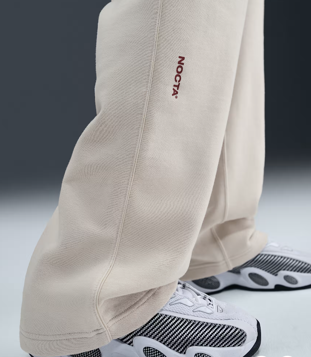 Nike x NOCTA Fleece CS Open Hem Pants Light Orewood Brown FZ4675-104