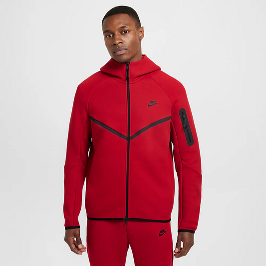Nike Tech Full-Zip Windrunner Hoodie Gym Red HV0949-687