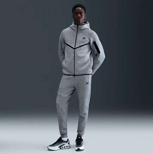 Nike Tech Full-Zip Windrunner Hoodie Dark Grey Heather HV0949-063