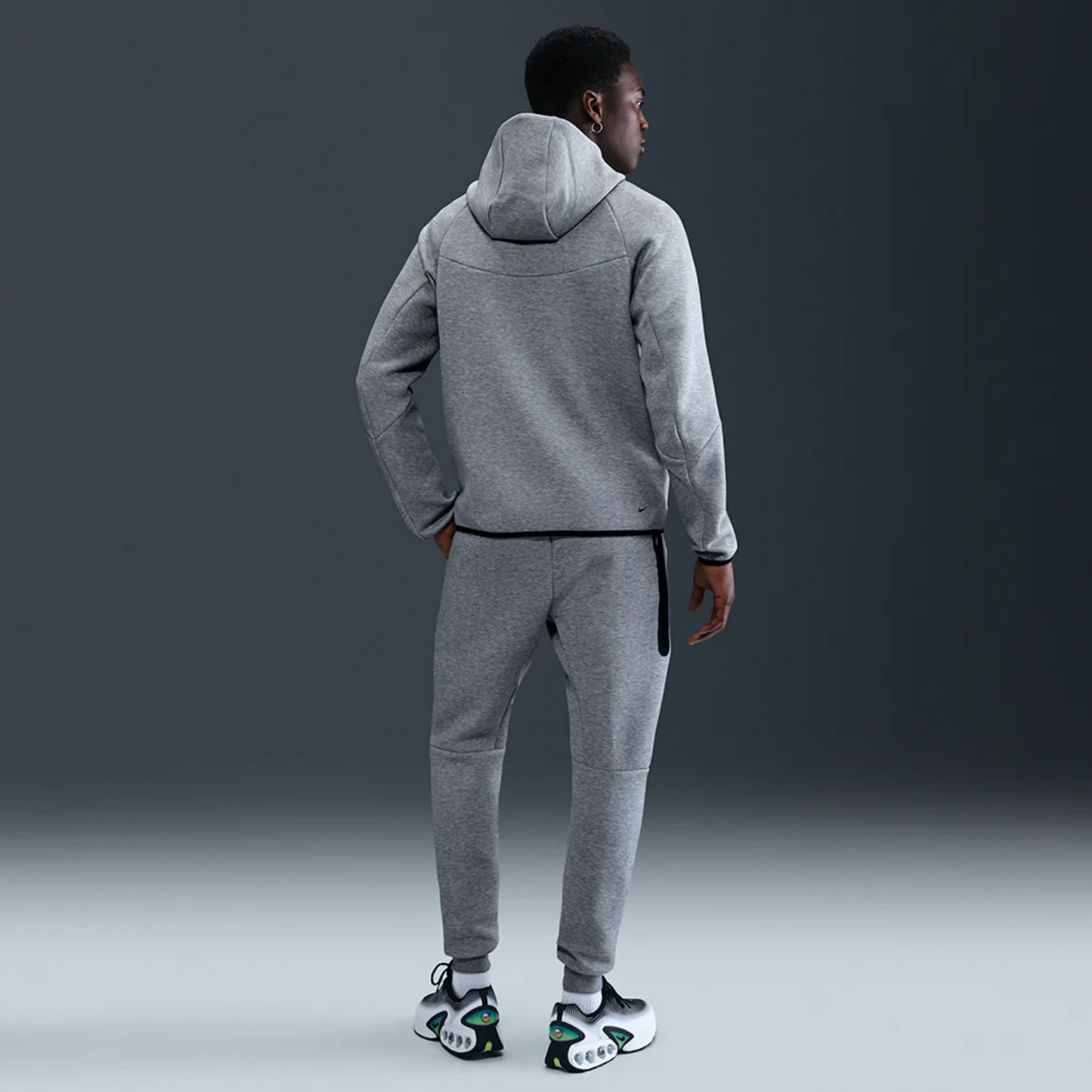 Nike Tech Full-Zip Windrunner Hoodie Dark Grey Heather HV0949-063