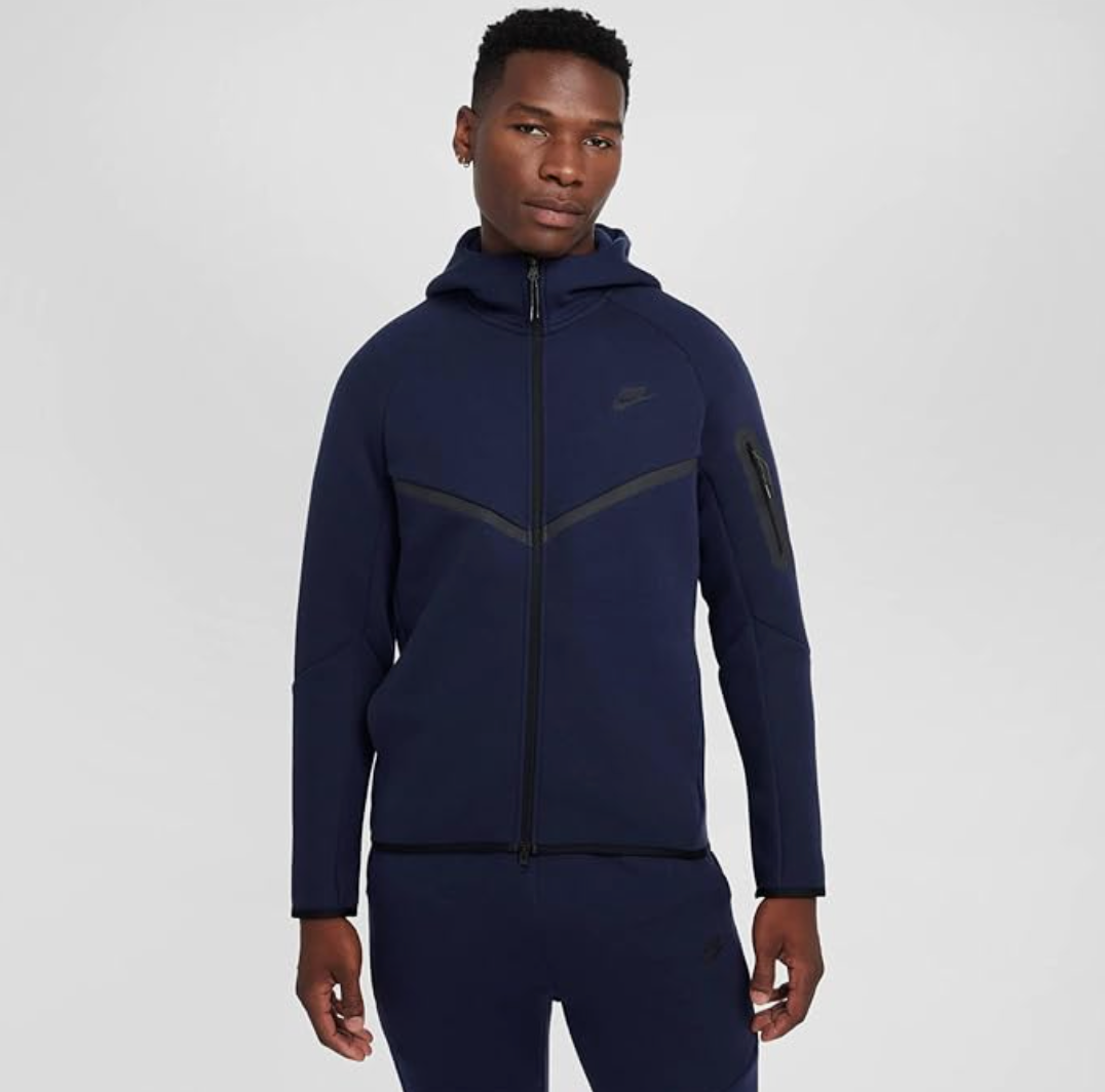 Nike Sportswear Tech Full-Zip Windrunner Hoodie Obsidian/Black HV0949-041
