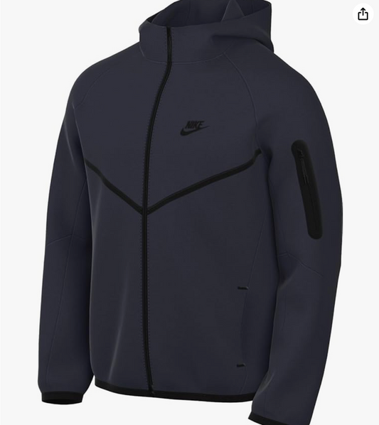 Nike Sportswear Tech Full-Zip Windrunner Hoodie Obsidian/Black HV0949-041