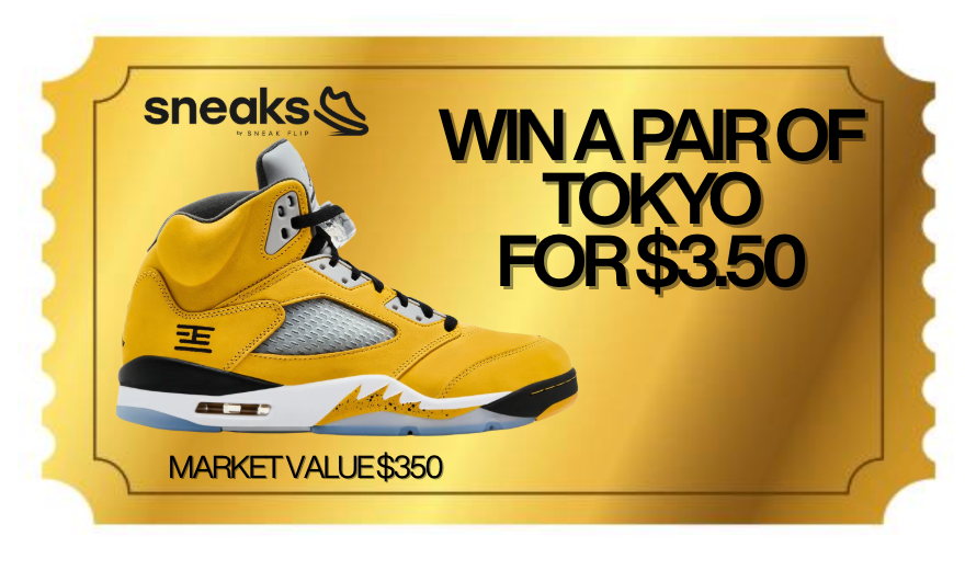 Black Friday Raffle Air Jordan 5 Tokyo 2025 Entry 10X