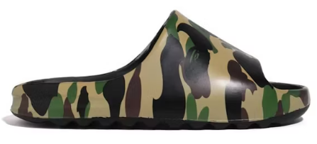 NEW A Bathing Ape 1st Camo Slide Yellow 1K20191013
