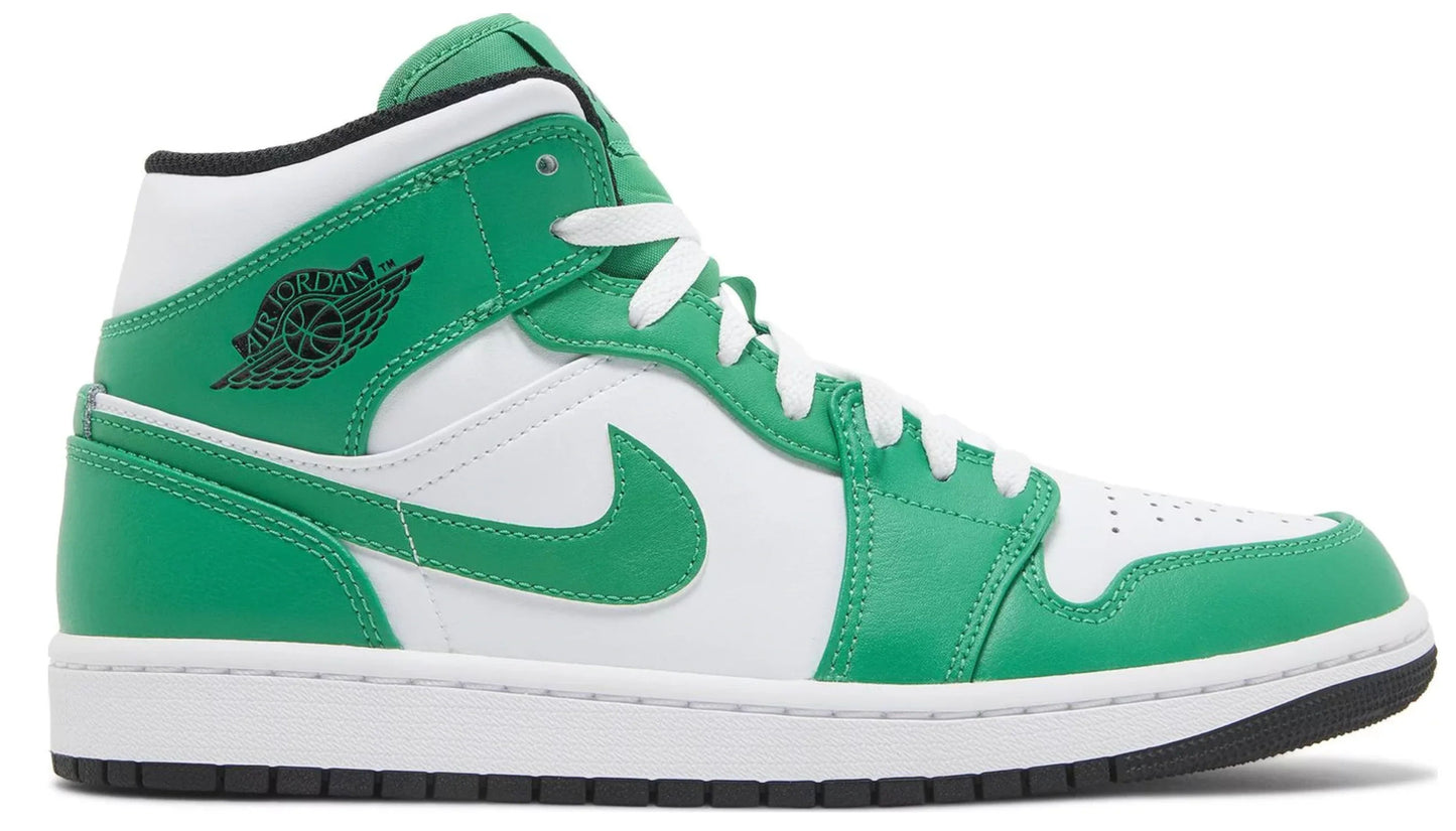 Jordan 1 Mid Lucky Green