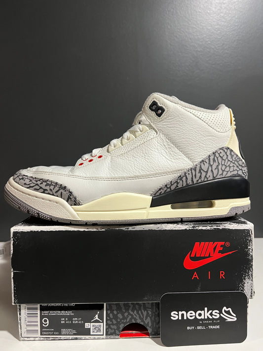 Jordan 3 Retro White Cement Reimagined - Used