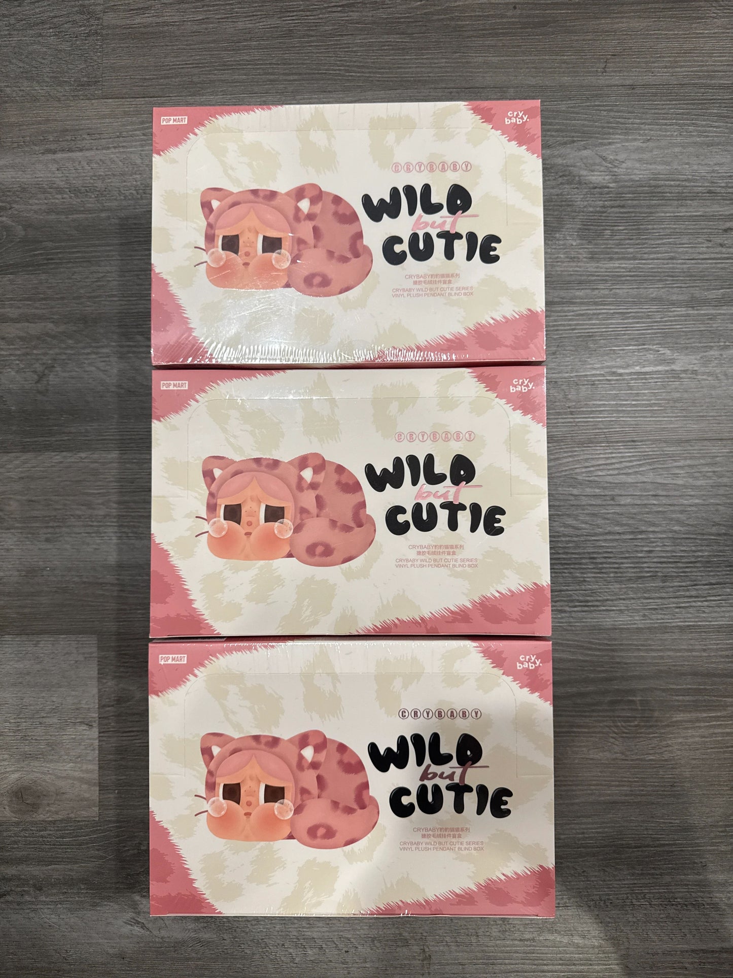 Pop Mart CRYBABY Wild but Cutie Series Vinyl Plush Pendant Sealed Case (6 Blind Box)