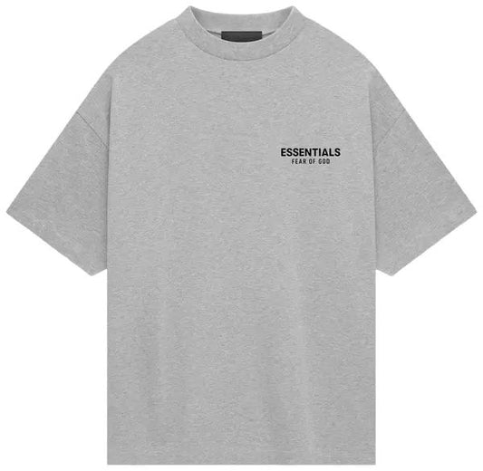 Fear of God Essentials Jersey Crewneck T-Shirt Light Heather Gray