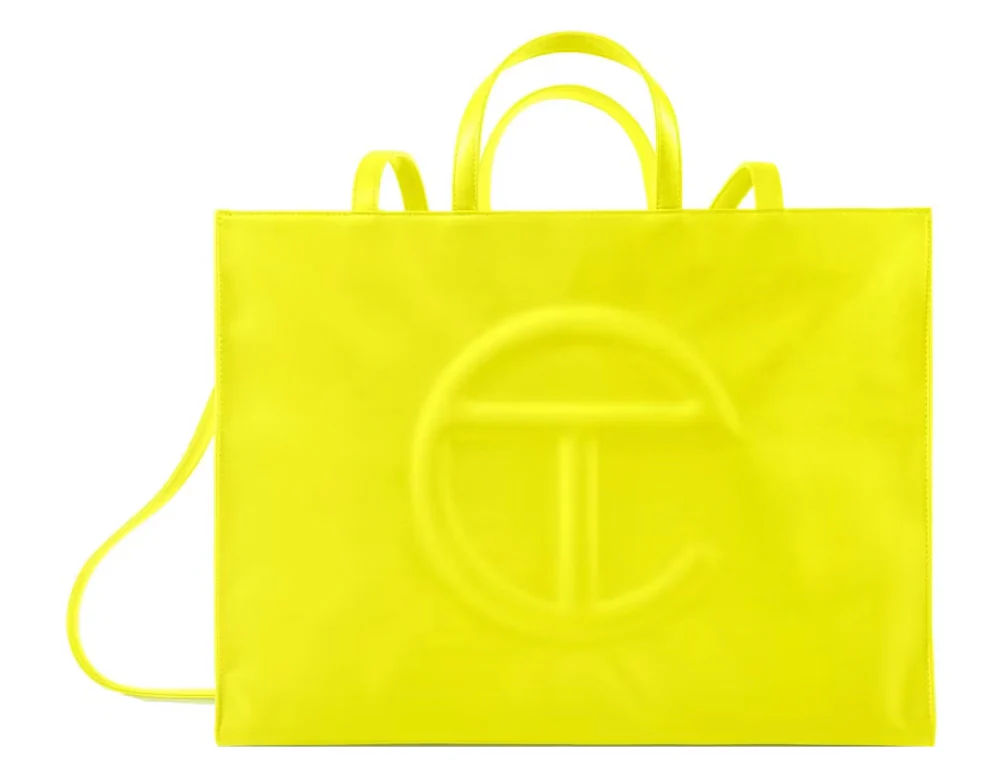 Telfar Shopping Bag Large Highlighter Yellow