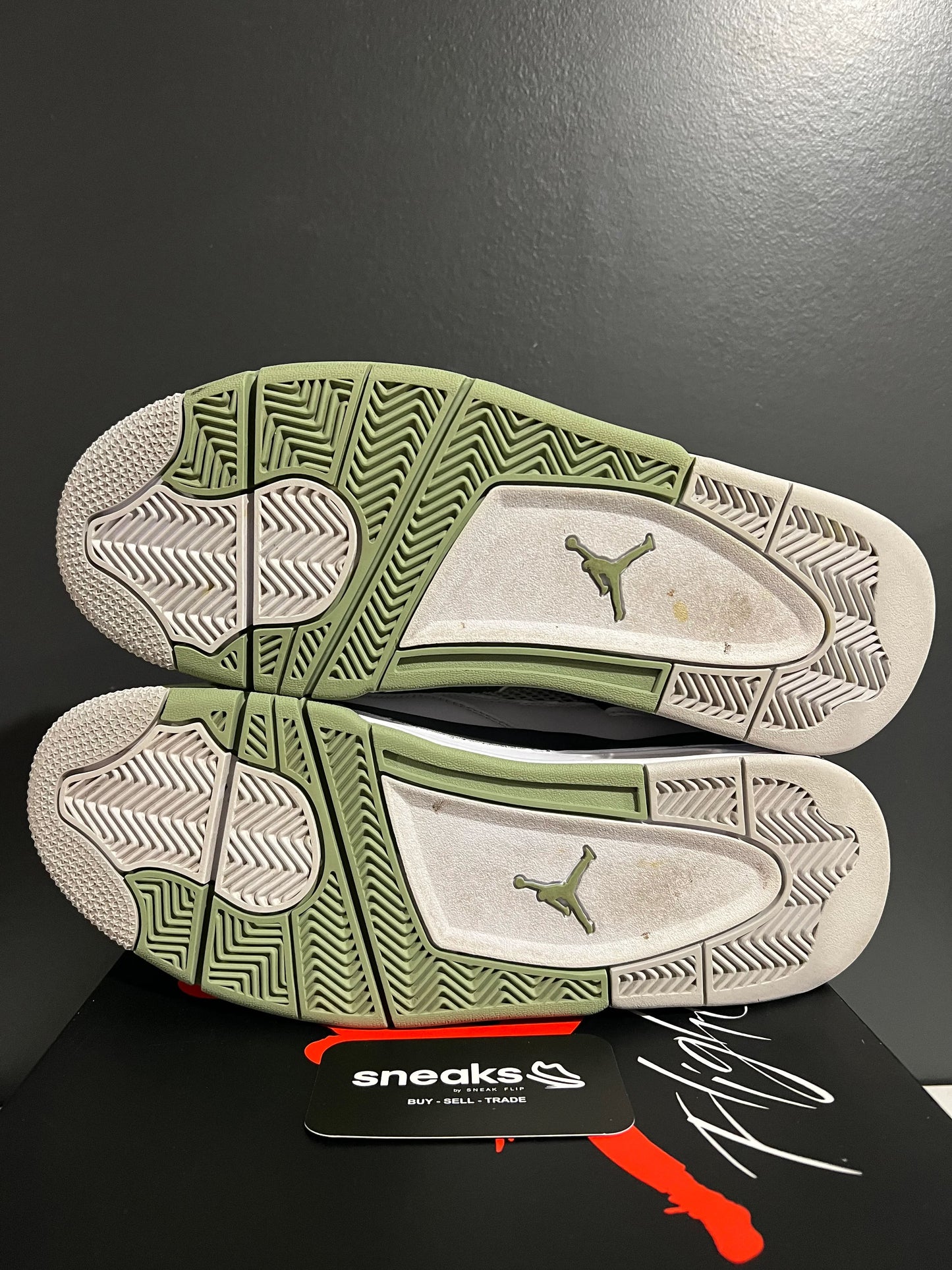 Jordan 4 Retro Seafoam (Women's) - Used