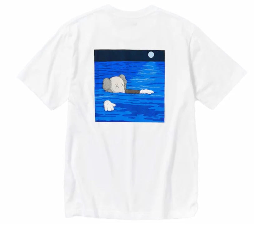 KAWS x Uniqlo UT Short Sleeve Artbook Cover T-shirt (US Sizing) White