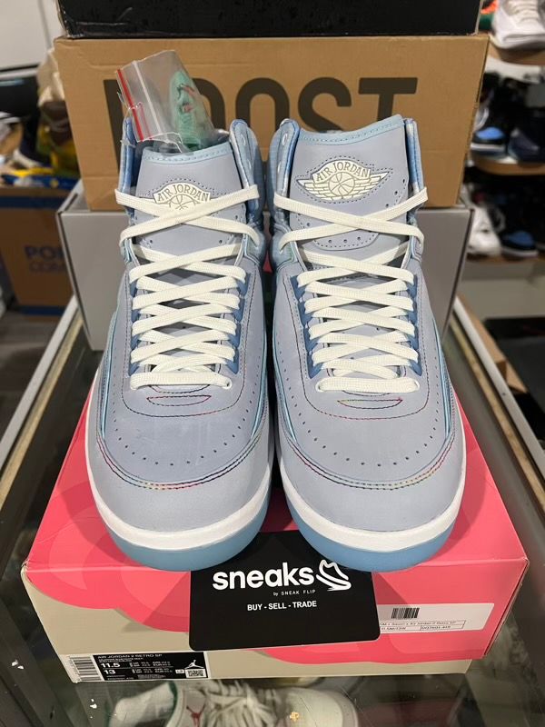 TRIED ON SIZE 11.5M J. Balvin x Air Jordan 2 Retro SP - Used