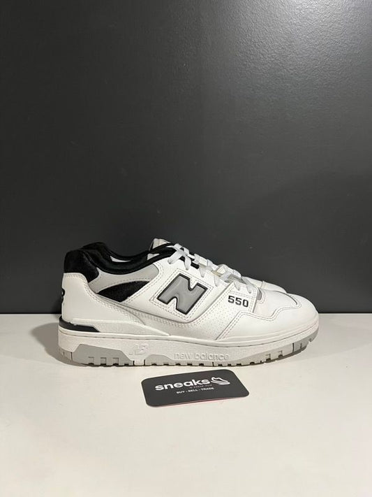 New Balance 550 White Concrete Black - USED NO BOX