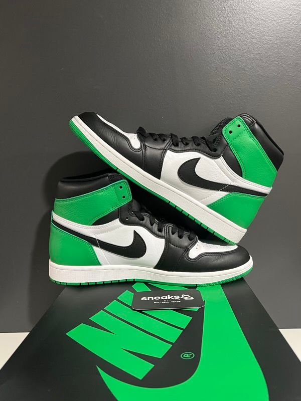 Jordan 1 Retro High OG Lucky Green - Used