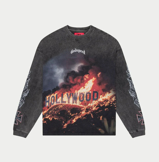 Godspeed Hollywood Inferno Thermal LS Grey Wash