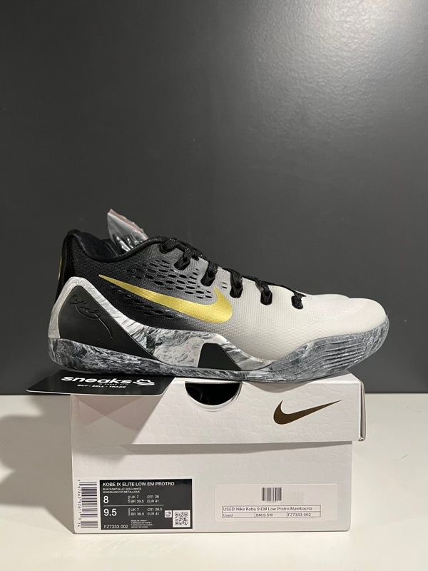 USED Nike Kobe 9 EM Low Protro Mambacita - Used