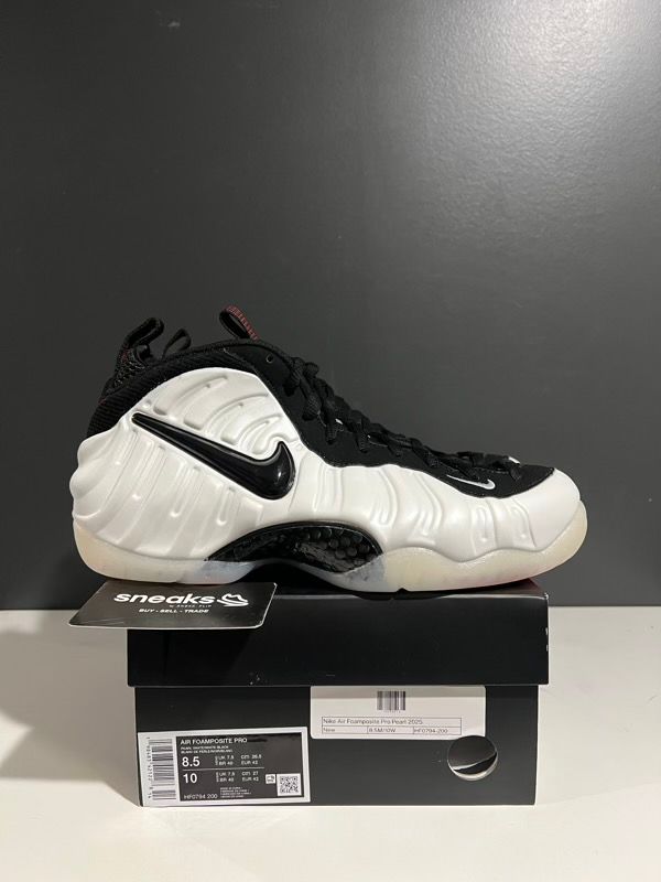 NEW SIZE 8.5M Nike Air Foamposite Pro Pearl 2025