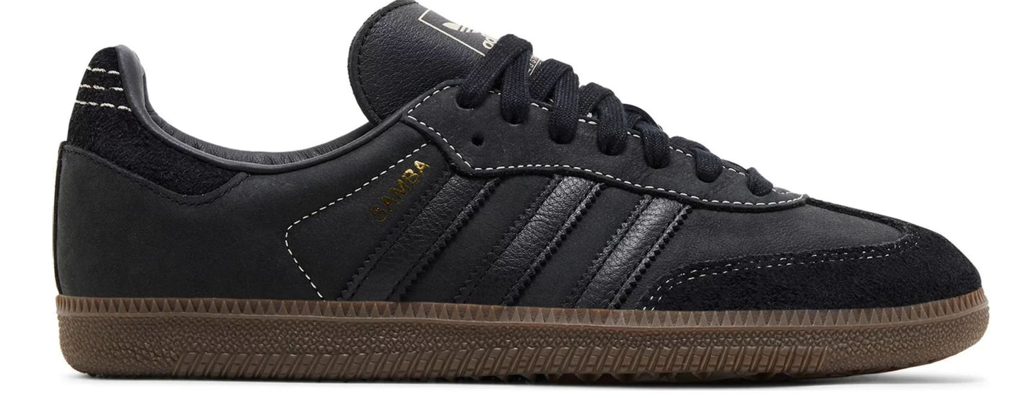 adidas Samba OG Core Black Crystal Sand (Women's)