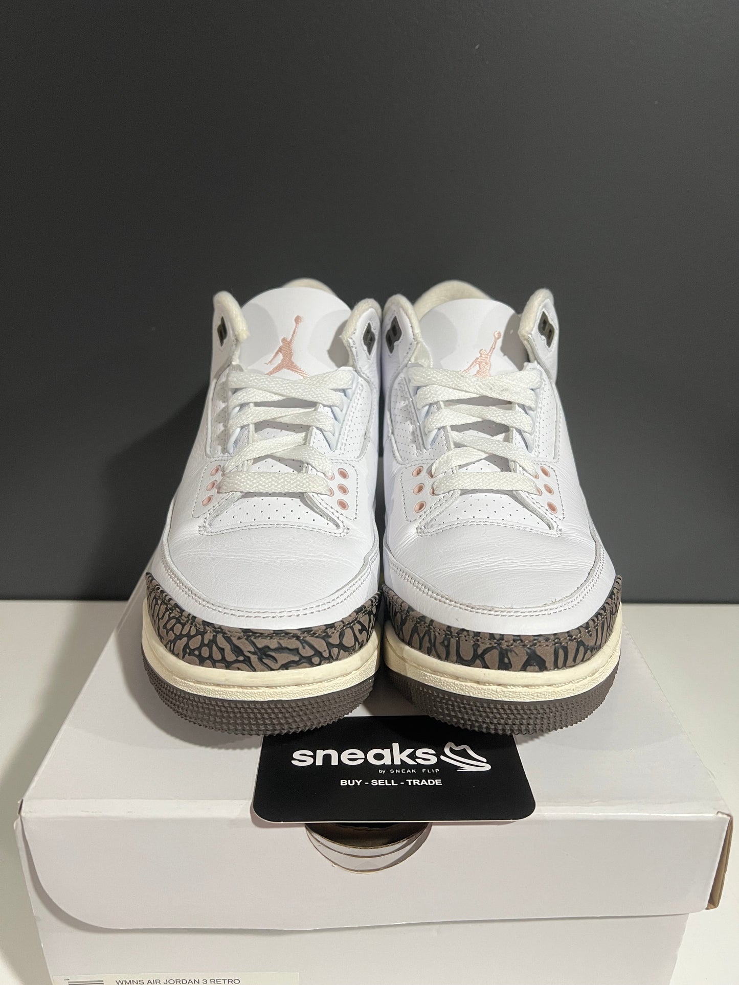 Jordan 3 Retro Neapolitan Dark Mocha (Women's) - Used