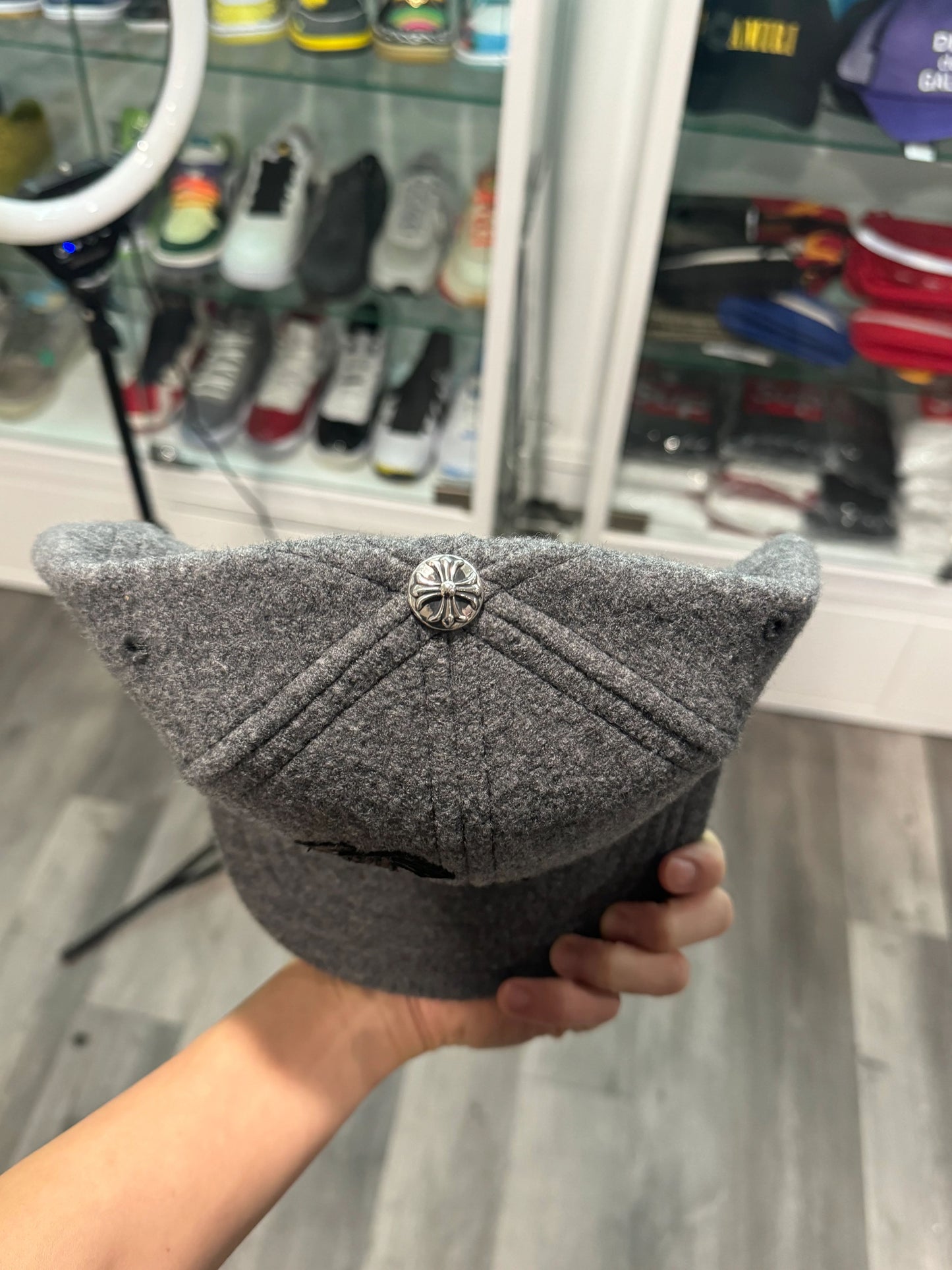 Chrome Hearts Wool Hat Leather Patch 33