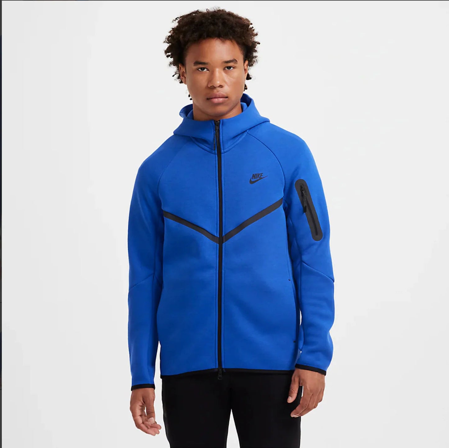Nike Tech Full-Zip Windrunner Hoodie Game Royal