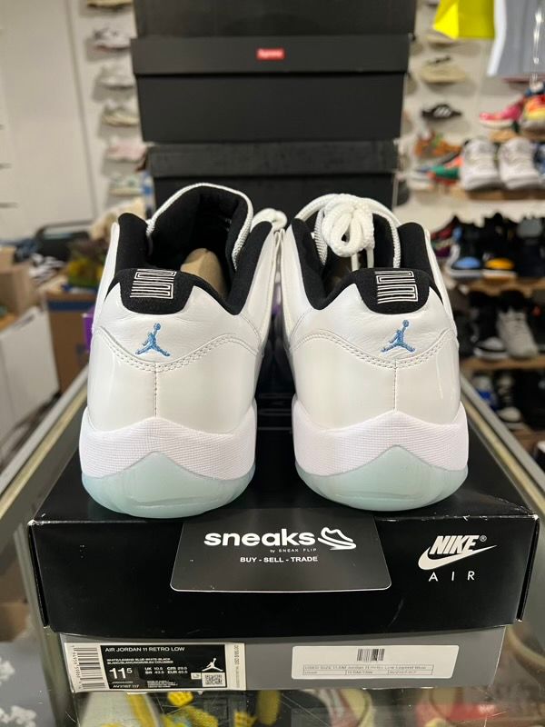 USED SIZE 11.5M Jordan 11 Retro Low Legend Blue - Used