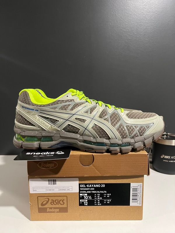 NEW SIZE 10.5M ASICS Gel-Kayano 20 Bodega Success in Small Batches (FNF)