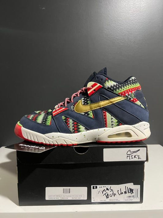 USED SIZE 12M Nike Air Tech Challenge 3 Christmas (2015) - USED NO BOX