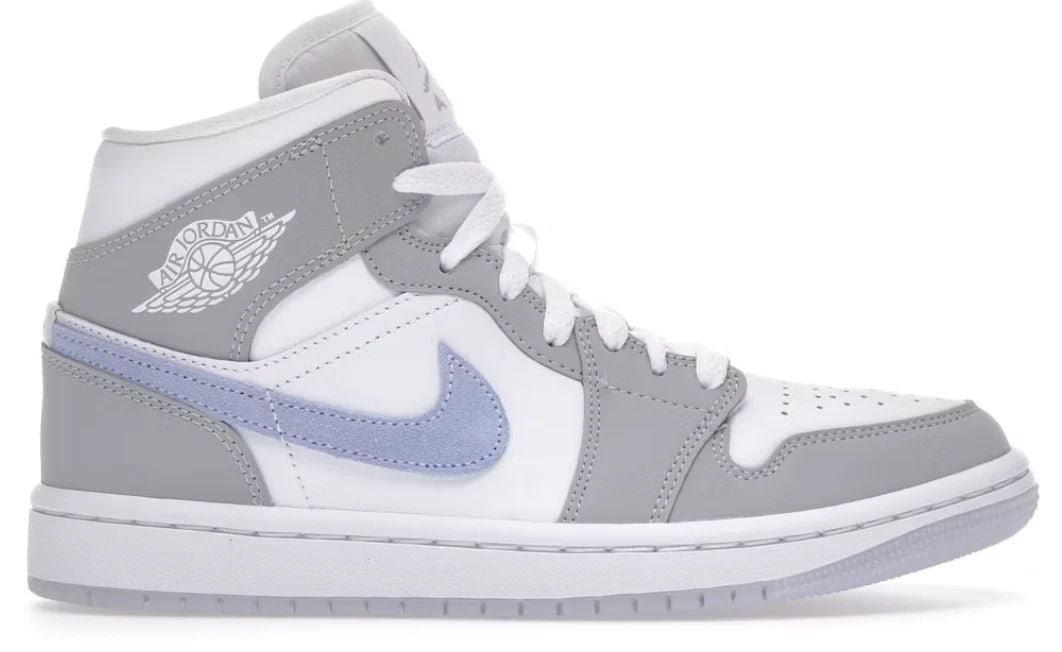 Jordan 1 Mid Wolf Grey Aluminum (Women's)