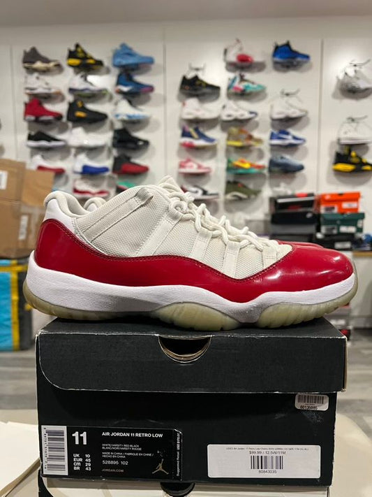 USED SIZE 11M Jordan 11 Retro Low Cherry (2016) - Used