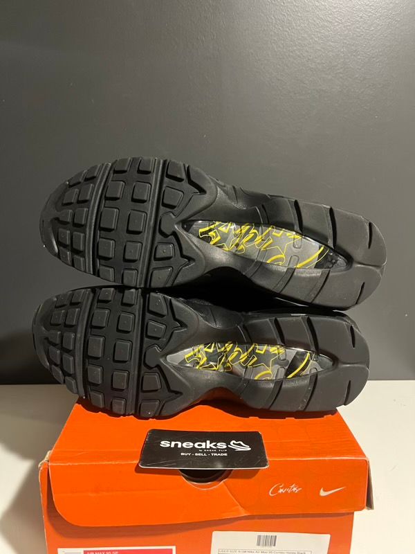 USED SIZE 9.5M Nike Air Max 95 Corteiz Honey Black - Used