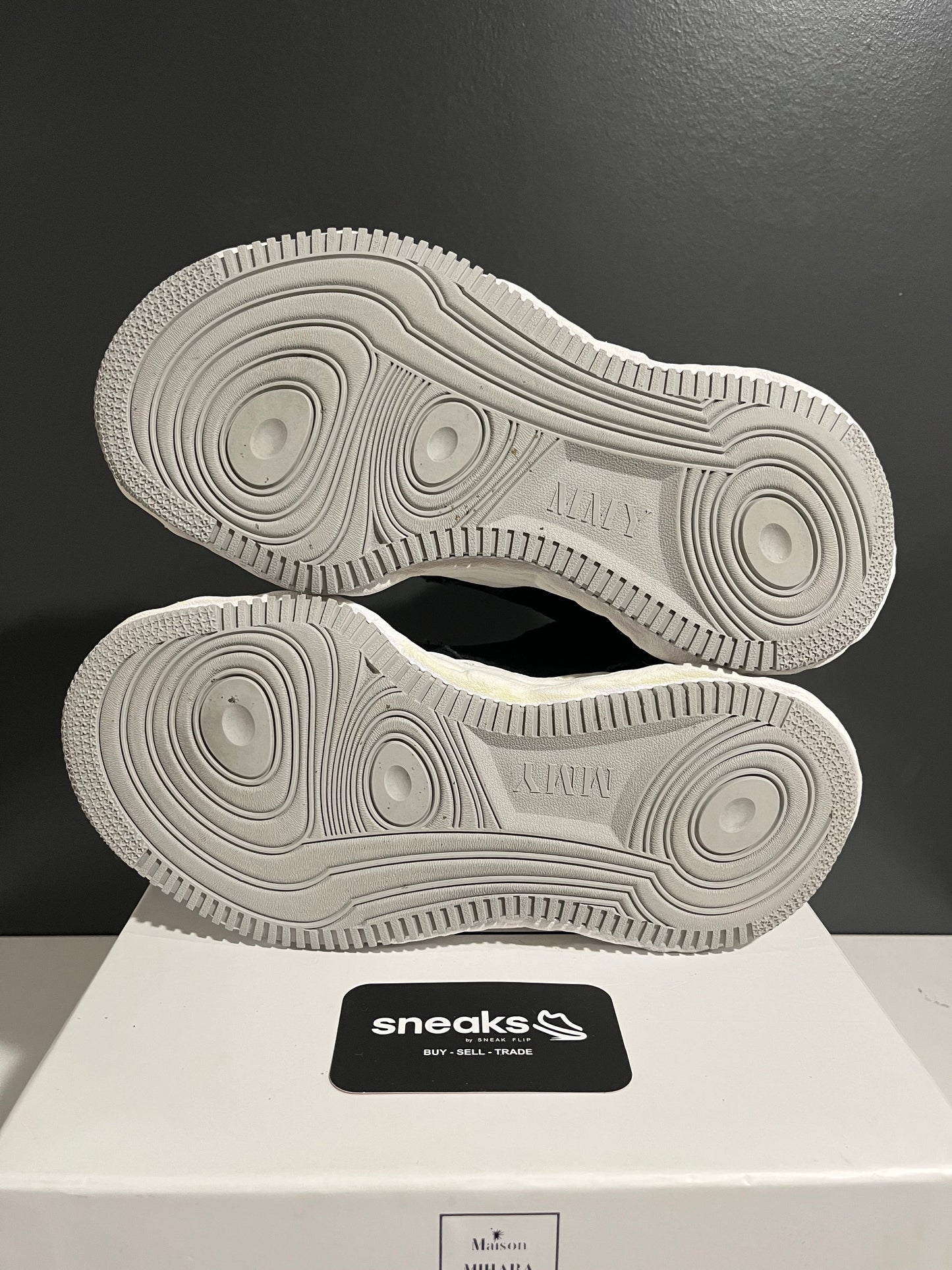 Maison Mihara Yasuhiro Wayne OG Sole Washed Canvas High Black - Used