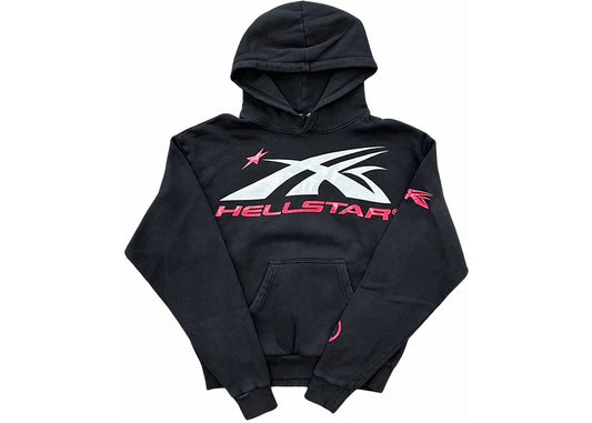 NEW Hellstar Sport Logo Hoodie Black