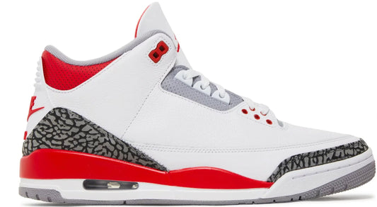 NEW SIZE 7Y Jordan 3 Retro Fire Red (2022) GS