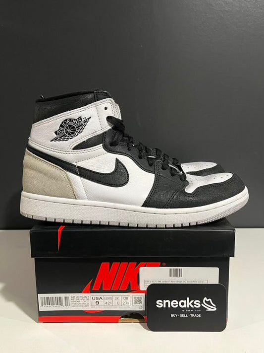 USED SIZE 9M Jordan 1 Retro High OG Bleached Coral - Used