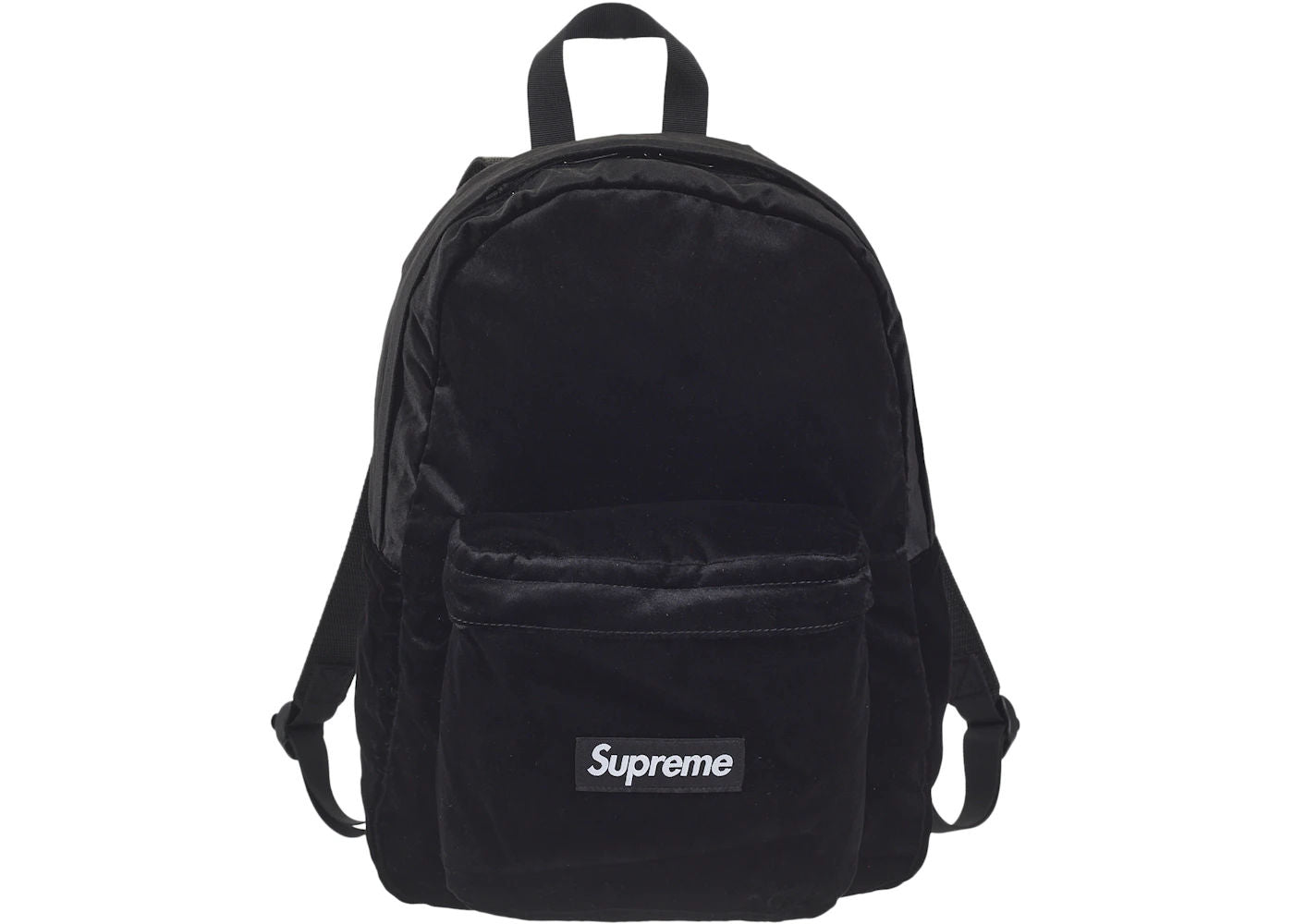 NEW Supreme Velvet Backpack Black