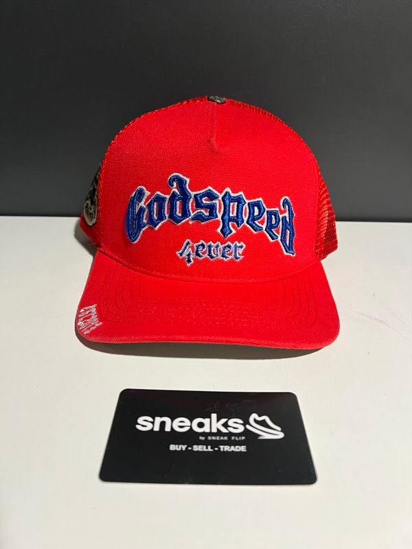Godspeed Forever Trucker Hat Red/Blue
