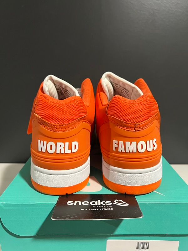 USED SIZE 11.5M Nike SB Air Force 2 Low Supreme Orange - Used