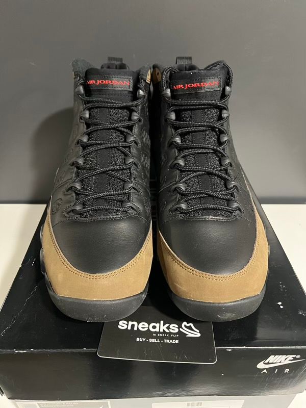 NEW SIZE 12M Jordan 9 Retro Olive (2024)