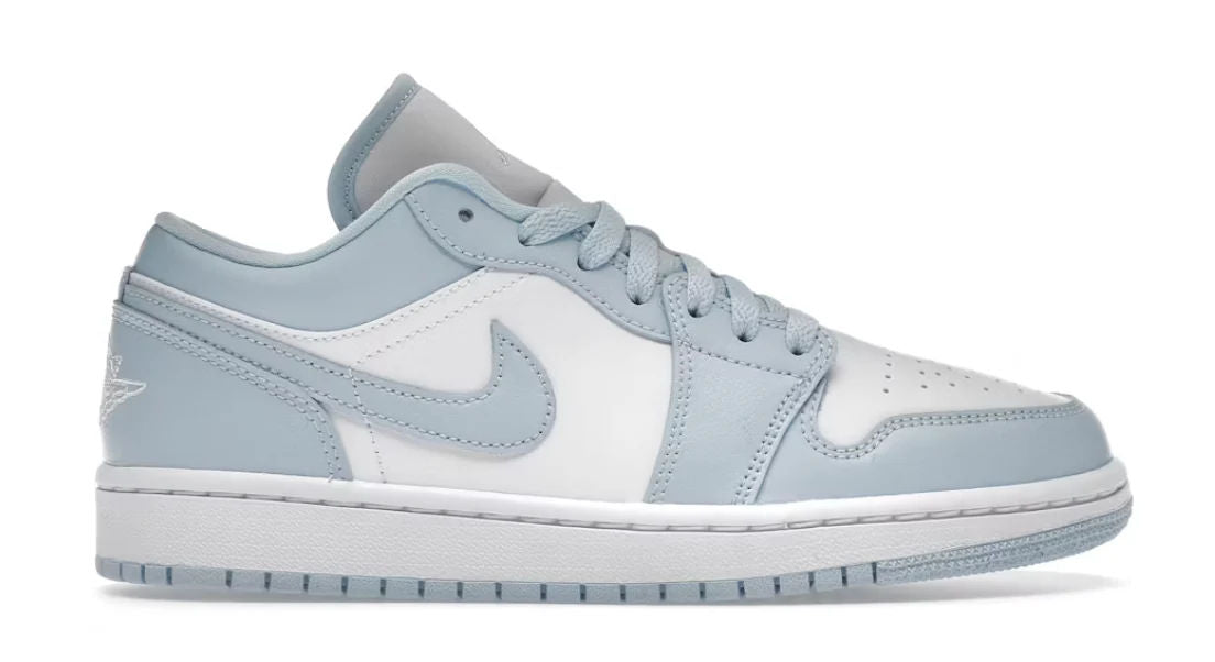 Jordan 1 Low White Ice Blue (Women's)