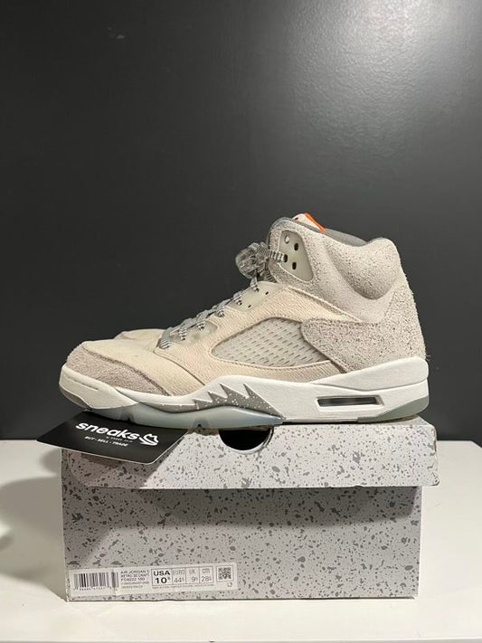 USED SIZE 10.5M Jordan 5 Retro SE Craft Light Orewood Brown - Used Damaged Box