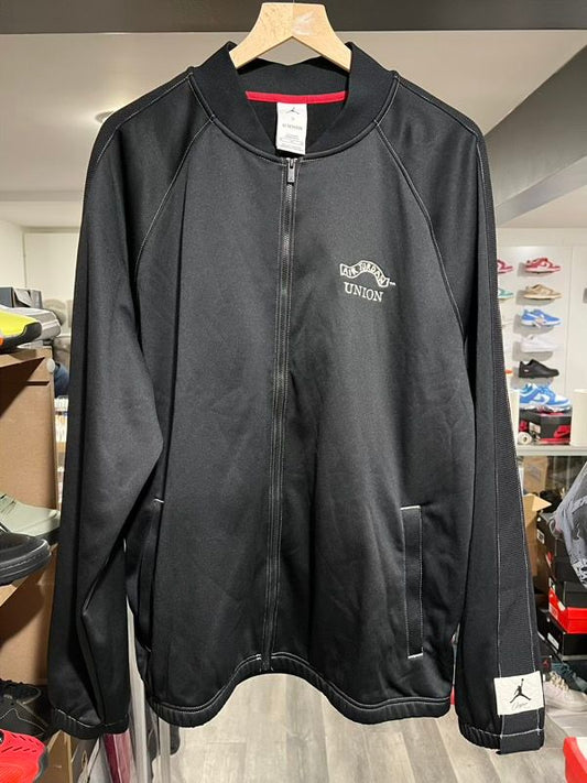 SIZE XL-TALL Jordan x Union LA Track Jacket Black/Red IB5118-010 - Used