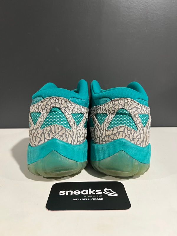 Jordan 11 Retro Low IE Rio Teal - USED NO BOX