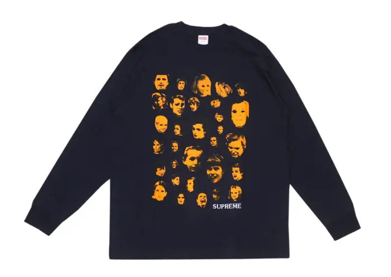 Supreme Faces L/S Tee Navy