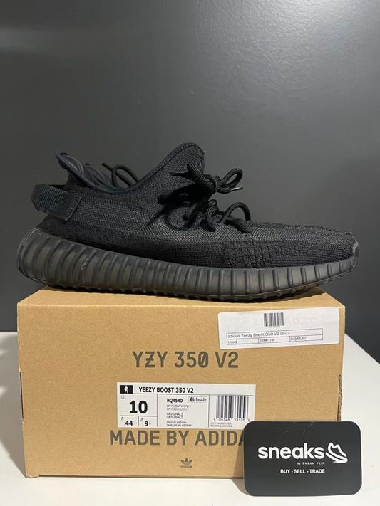 USED SIZE 10M Adidas Yeezy Boost 350 V2 Onyx - Used