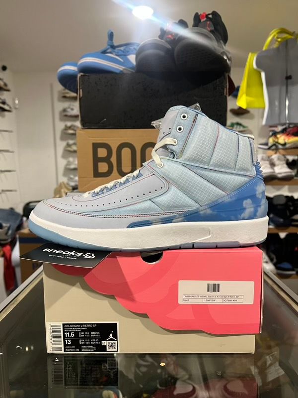 TRIED ON SIZE 11.5M J. Balvin x Air Jordan 2 Retro SP - Used