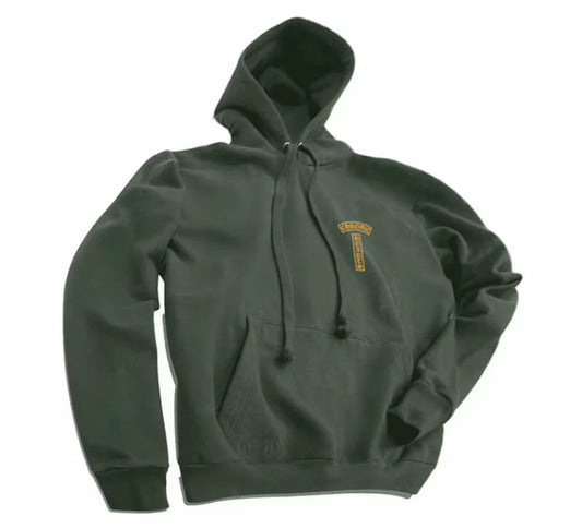 Chrome Hearts Green Hoodie Green/Orange