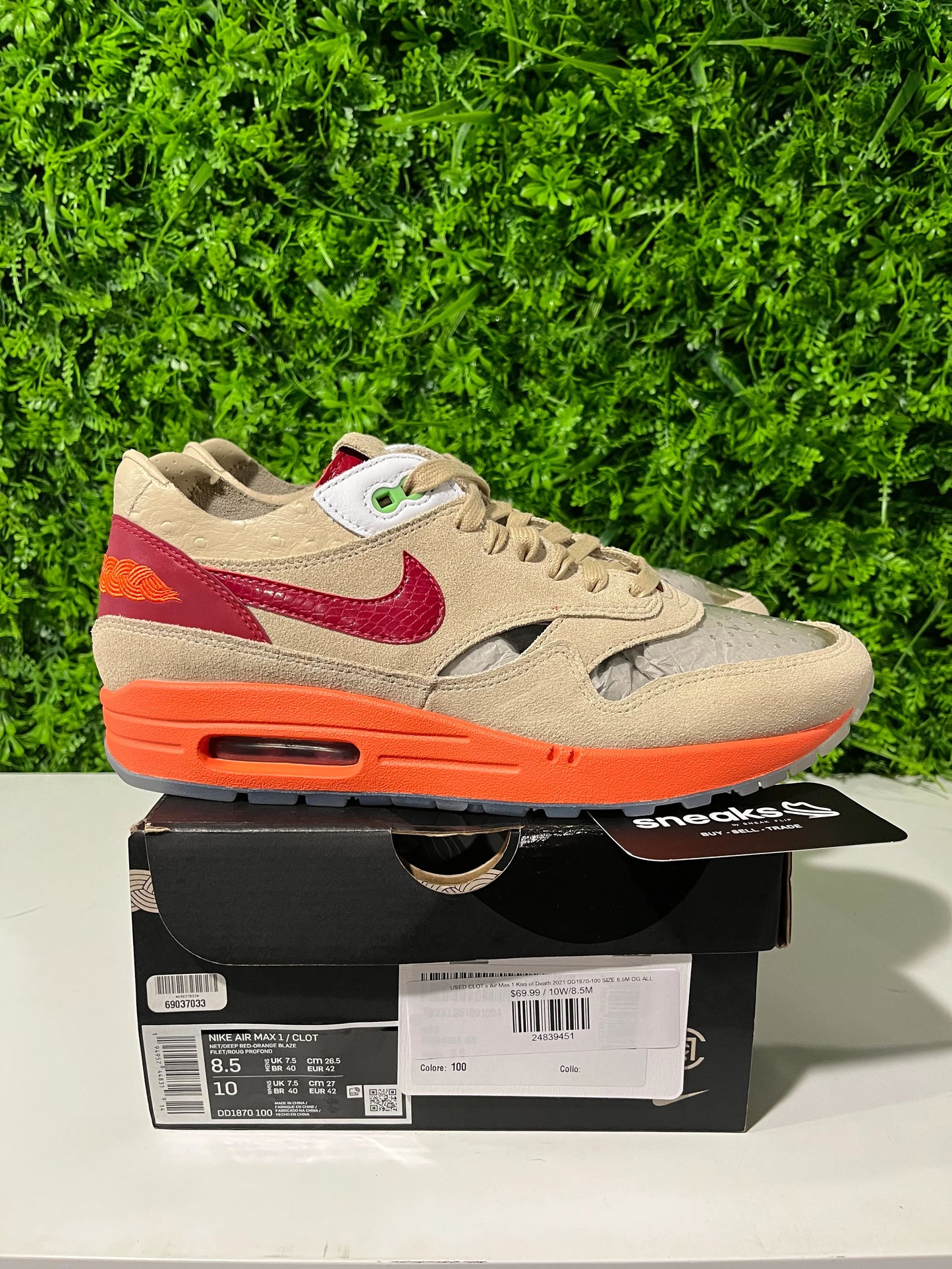 Nike Air Max 1 CLOT Kiss of Death (2021) - Used