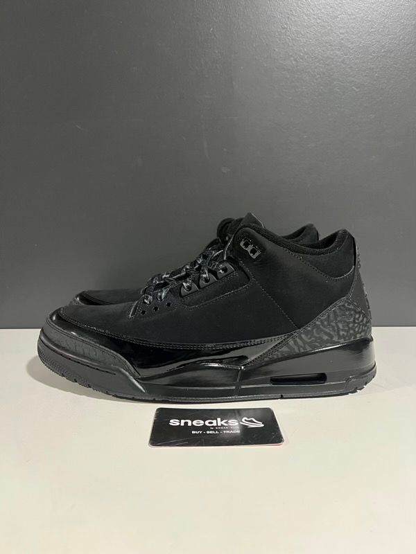 USED SIZE 11M Jordan 3 Retro Black Cat (2025) - USED NO BOX
